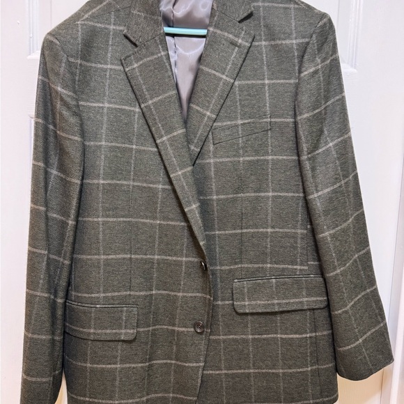 Charles Tyrwhitt Men's Gray Checkered Blazer - Picture 3 of 14